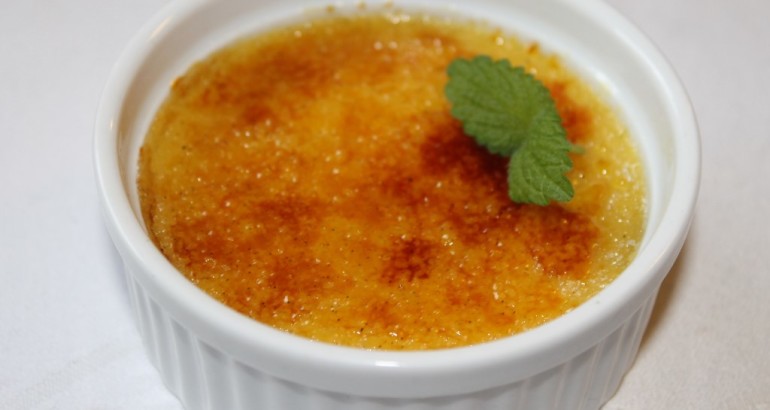 Pasjonsfrukt creme brulee