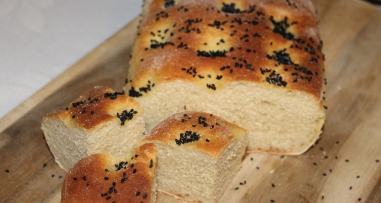 Foccacia med Nigella frø