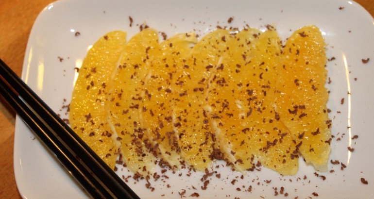 Appelsin sashimi