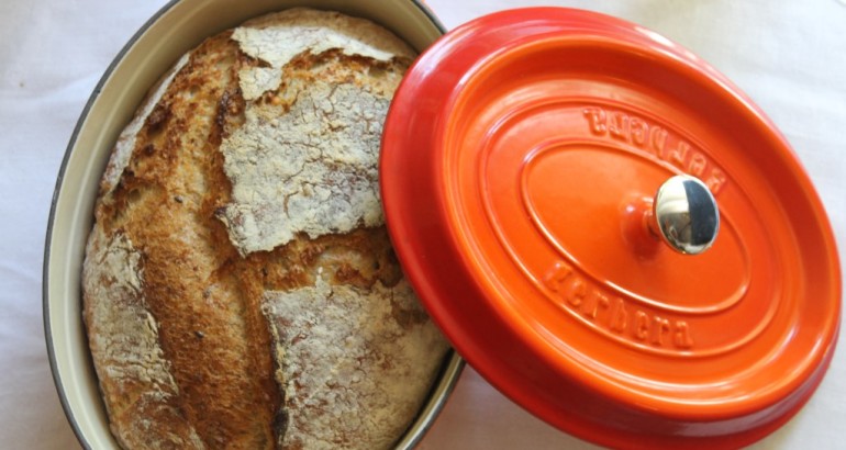 Halvgrovt grytebrød