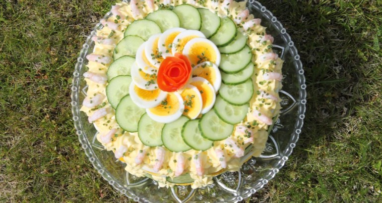 Smørbrødkake / Smörgåstårta