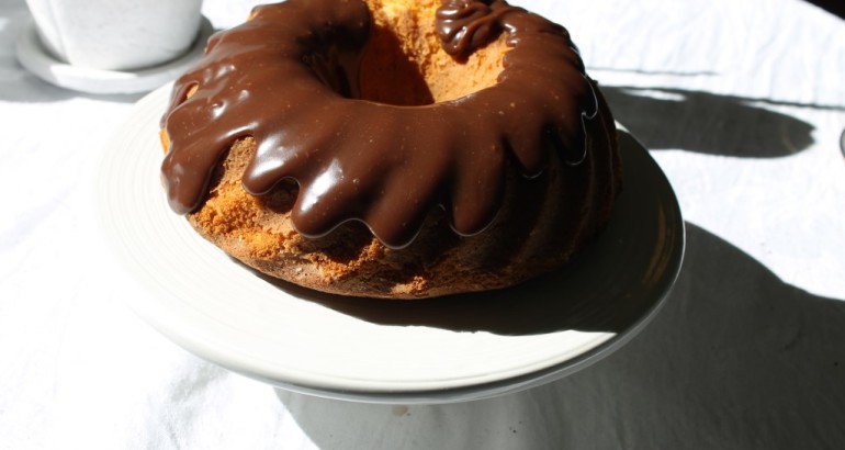 Sitronkake med sjokolade