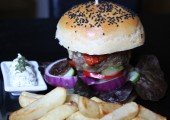 Spicy hamburger brød