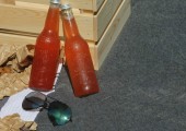 Jordbær og rabarbra limonade